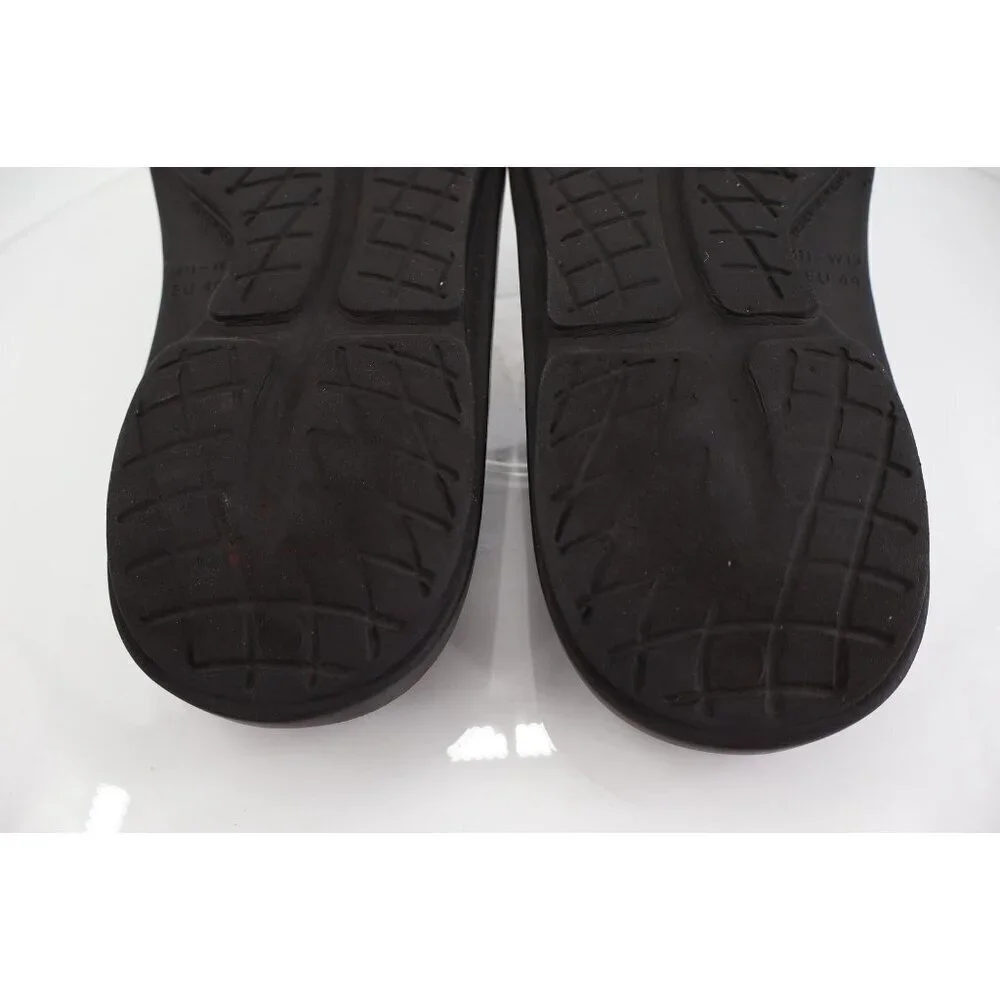 Oofos Mens OOriginal Sandal Size 11 Black Sport Recovery Shoe Thong Slide Comfy